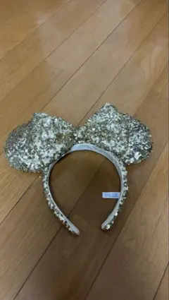 ミニーマウス耳 カチューシャ ゴールド