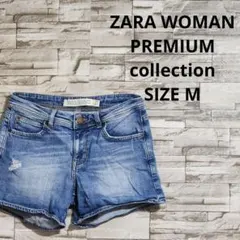 ZARAWOMAN レディース デニム ショートパンツ ダメージ PREMIUM