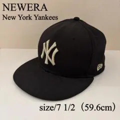 NEW ERA ニューヨーク・ヤンキース ブラック59.6cm ウール