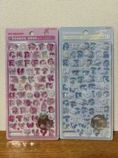 ボンボンドロップシール サンリオ moji シナモロール&マイメロディ