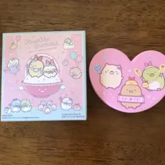 【新品未使用】ハッピーセット すみっコぐらし ハート型ボックス ピンク