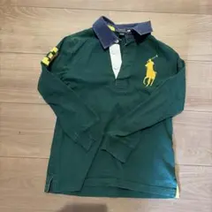 Polo Ralph Lauren 緑色 長袖ポロシャツ サイズ6