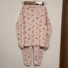 140 コンビミニ　combi mini パジャマ　長袖　セット　薄手　パンダ