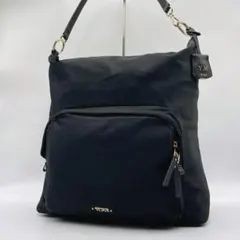 良品 TUMI ナイロン クロスボディ ショルダーバッグ　ブラックf566