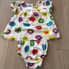 marimekko 花柄 ワンピース セット 62/3M