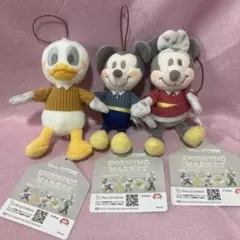 ミッキー&フレンズ 雪降るマーケット マスコット 全3種セット