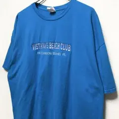 【ナイスカラー】10s ターコイズブルー スーベニアTシャツ グッドレギュラー