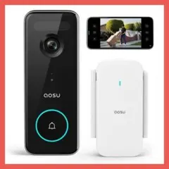 半額✨AOSU Video Doorbell ドアベル 防犯 未使用 - メルカリ