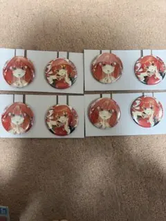 五等分の花嫁 一番くじ J賞 缶バッジ 中野五月 4セット