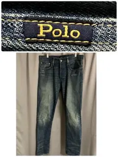 polo ポロ グリーン デニム・ジーンズ（スキニー） L - メルカリ