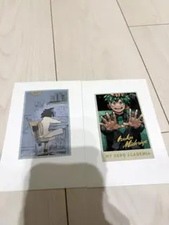 僕のヒーローアカデミア 原画展 緑谷出久 メモリアルコレクション 2枚セット