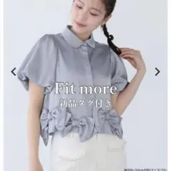 fitmore フィットモア チェリー バルーン 襟 トップス - メルカリ
