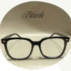 伊達メガネ 黒縁メガネ　ウェリントン　メガネ　レディース　メンズ　ゴールド