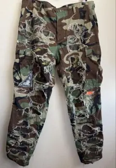INNOCENCE NYC デストロイ加工 迷彩 カモ柄 カーゴパンツ XL INNOCENCE NYC デストロイ加工 迷彩 カモ柄 カーゴパンツ XL - メルカリ