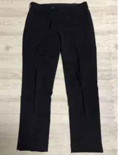 匿名★ユニクロ 感動パンツ ウルトラライト ウールライク ネイビー W76