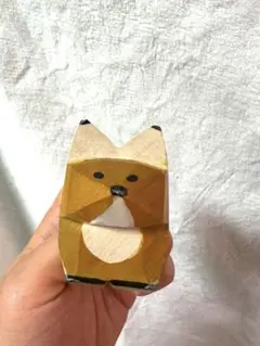 木彫　狐　函と館　限定品　函館　北海道