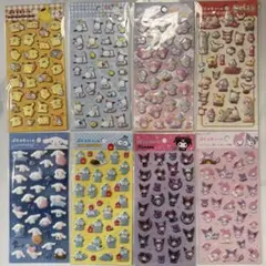 サンリオ　ぷくっとシール　全種類　コンプリート 8点セット