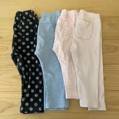 ユニクロ 80cm レギンス4枚セット