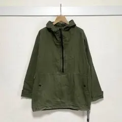 ワークマン アノラックパーカー ブルゾン ミリタリー L カーキ ハーフジップ