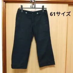 【匿名配送】レディースパンツ ズボン 61サイズ ブラック
