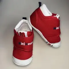 miki HOUSE 赤　ベビーシューズ 12.5㎝