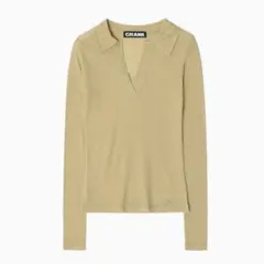 シアーカラートップス_イエロー