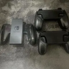 Nintendo Switch コントローラー クリアブラック 2個セット