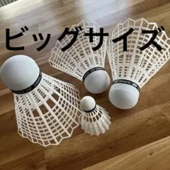 バドミントン ビッグナイロンシャトル 3個セットのサムネイル