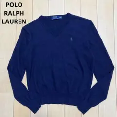 POLO RALPH LAUREN ニット　セーター　ネイビー　Mサイズ