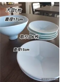 大皿と取り皿のセットです。