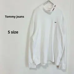 Tommy Jeans トミージーンズ　ハイネックカットソー　　S ホワイトのサムネイル