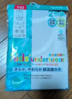 GUNZE 子供用肌着 110サイズ 2枚組