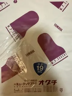 YAMAHミュージックプラザ オクチ特製ビニール袋とピック（男闘呼組が行った店）のサムネイル