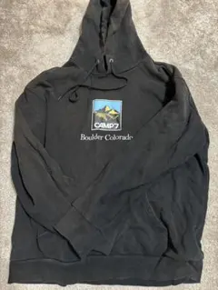 CAMP7 ブラック パーカー X-LARGE