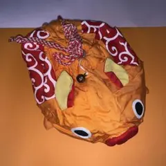 【レトロ】和柄 ブタさん お着物 巾着袋バッグ