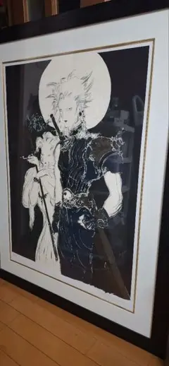 u*1様 天野喜孝 FFX 絵画 WATER WARRIOR 漆 セミオーダー - メルカリ