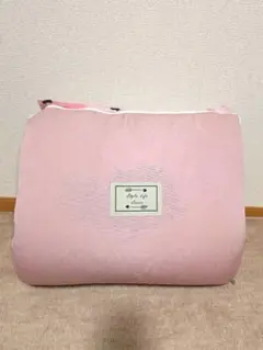 Luddy お昼寝布団バッグ ピンク 雲柄 85×45×12cm