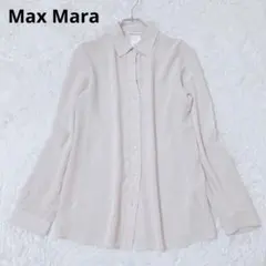 マックスマーラ　長袖ブラウス　シャツ　トップス　絹　シルク　キレイめ　サイズ38のサムネイル