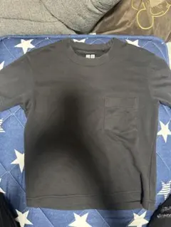 UNIQLO U クルーネックTシャツ ブラック 110のサムネイル