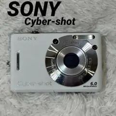 【ジャンク品】SONY Cyber-shot DSC-w30 ホワイト デジカメのサムネイル