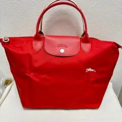 Longchamp ロンシャン プリアージュ L レッド トートバッグ
