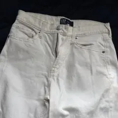 GAP DENIM ホワイト ダメージデニム パンツ