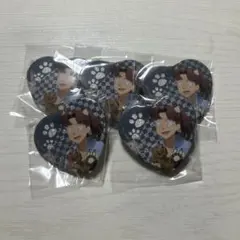 忍たま乱太郎 ナンジャタウン ハート缶バッジ 山田利吉 5個