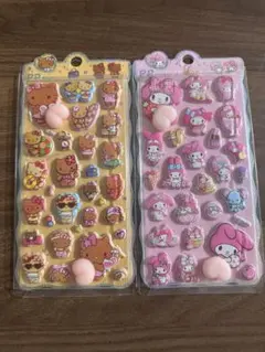 キティ&マイメロ おしりシール2点セット