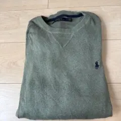 POLO RALPH LAUREN オリーブグリーン セーター