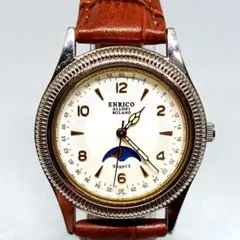 ENRICO ALLONI サン＆ムーン メンズ 腕時計 ジャンク☆