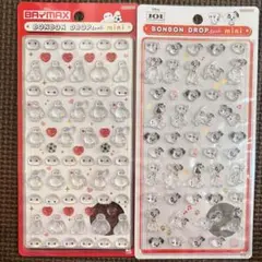 【正規品】101匹わんちゃん　ボンボンドロップシール　ベイマックスシール