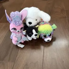 ウサギと犬のぬいぐるみセット