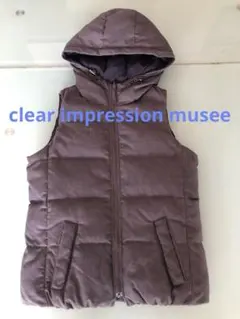 【clear impression musee】リバーシブル・ダウンベスト＊3
