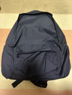 無印良品 MUJI ネイビー 肩の負担を軽くする リュックサック 撥水